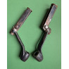 Paire de Cale-Pieds Conducteur Pliant d'Occasion BSA B44 Victor et Triumph TR25W 1968-69