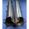 Une Paire de Patte de Phare Chromées d'Occasion Triumph T140