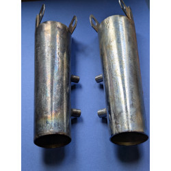 Une Paire de Patte de Phare Chromées d'Occasion Triumph T140