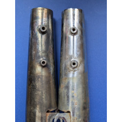 Une Paire de Patte de Phare Chromées d'Occasion Triumph T140