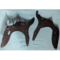 Paire de Plaques de Montage de Moteur et Boite de Vitesse d'Occasion Norton Atlas