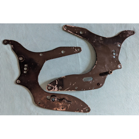 Paire de Plaques de Montage de Moteur et Boite de Vitesse d'Occasion Norton Atlas