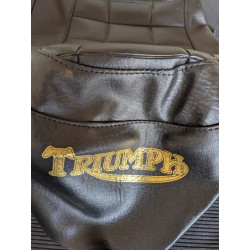 Housse d'Époque pour Selle Biplace Triumph T140D 1980