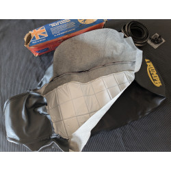 Housse d'Époque pour Selle Biplace Triumph T140D 1980
