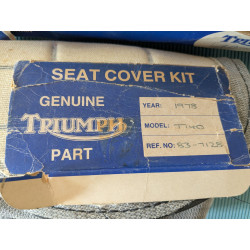 Housse d'Époque pour Selle Biplace Triumph T140 1978