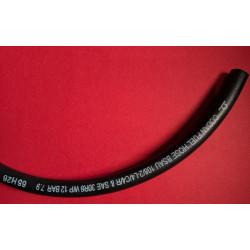 Durite d'Huile Renforcée Noire, 5/16 de Pouce, Haute Qualité, 46cm