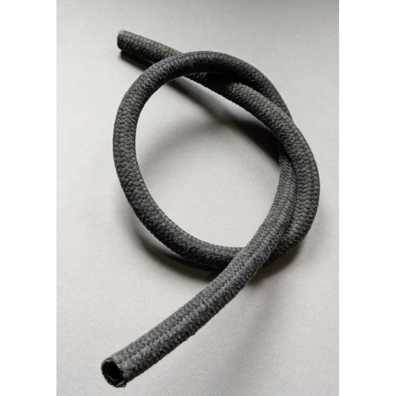 Durite d'Essence Tressée Renforcée Noire, 1/4 de Pouce, 64cm