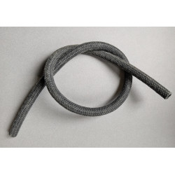 Durite d'Essence Tressée Renforcée Noire, 1/4 de Pouce, 64cm