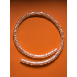 Durite d'Essence Renforcée Transparente, 1/4 de Pouce, 64cm