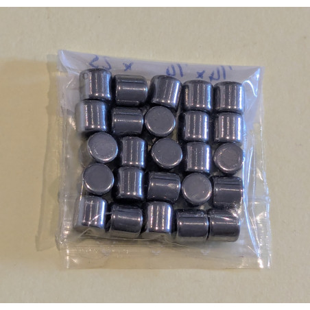 Jeu de 20 Rouleaux 1/4" x 1/4" pour Embrayage ou Vilebrequin
