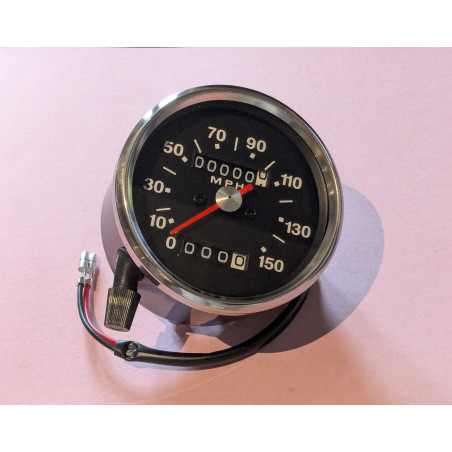 Compteur Fond Noir, Triumph, BSA, Norton 1970-78 en MILES