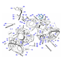 Boulon d'Occasion Montage Carters Moteur Triumph 650cc Unit 1963-68