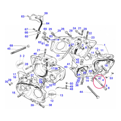 Goujon d'Occasion Montage Carters Moteur Triumph 650cc Unit 1963-68