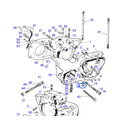 Bouchon de Vidange Moteur Triumph 650cc et 750cc Unit 1969-