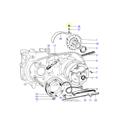 Bouchon d'Obturation en Caoutchouc Triumph 500, 650 et 750cc