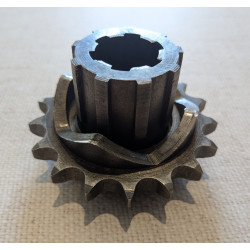 Pignon Moteur 4 Lobes d'Occasion 17 Dents BSA Séries B, C et M 1946-54