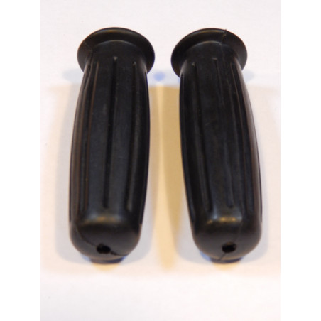 Poignées Amal en Noir, Guidon 25mm