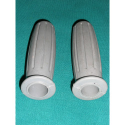 Poignées Amal 366 en Gris pour Guidon 25mm