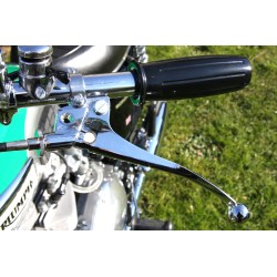 Poignées Amal en Noir, Triumph T120 1966-