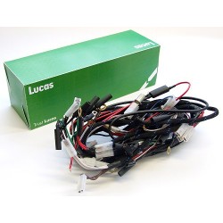 Faisceau Électrique Lucas pour Triumph T100, T110, T120 avec Magneto, Dynamo et Nacelle (1955-59) 