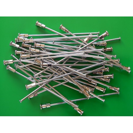 Jeu de 40 Rayons et Écrous en Inox pour Jante BSA et Triumph
