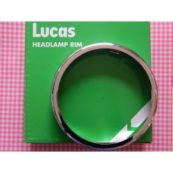 Cerclage Chromé pour Phare de 5 3/4 Pouces, Authentique Lucas