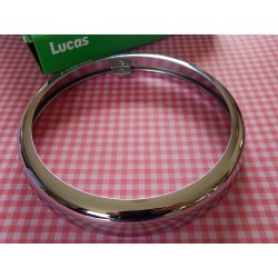 Cerclage Chromé pour Phare de 5 3/4 Pouces, Authentique Lucas
