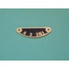 Plaque d'Indication de Vitesse Triumph, Finition Laiton