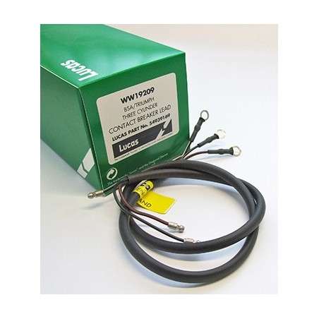 Faisceau Électrique Secondaire Rupteurs / Bobine Pour Triumph Tricylindre et BSA Rocket 3
