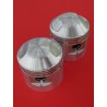 Jeu de Pistons Complet avec Segments et Axes - Triumph T120  71mm + 0.020