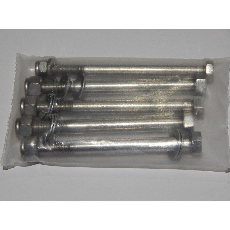 Jeu de Goujons Écrous et Rondelles en Inox pour Montage Moteur Norton Commando 750cc et 850cc 