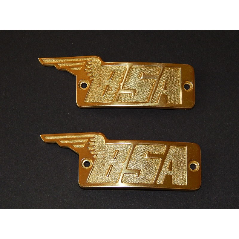 Paire de Sigles de Réservoir BSA Rectangulaire C11