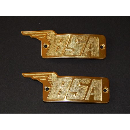 Paire de Sigles de Réservoir BSA Rectangulaire C11