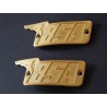 Paire de Sigles de Réservoir BSA Rectangulaire C11