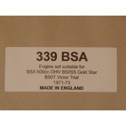 Pochette de Joints BSA B50SS, B50T (1971-73)