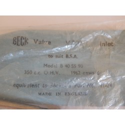 Soupape d'Admission Neuf d'Époque BSA B40 SS 90 1962- et B44 Victor