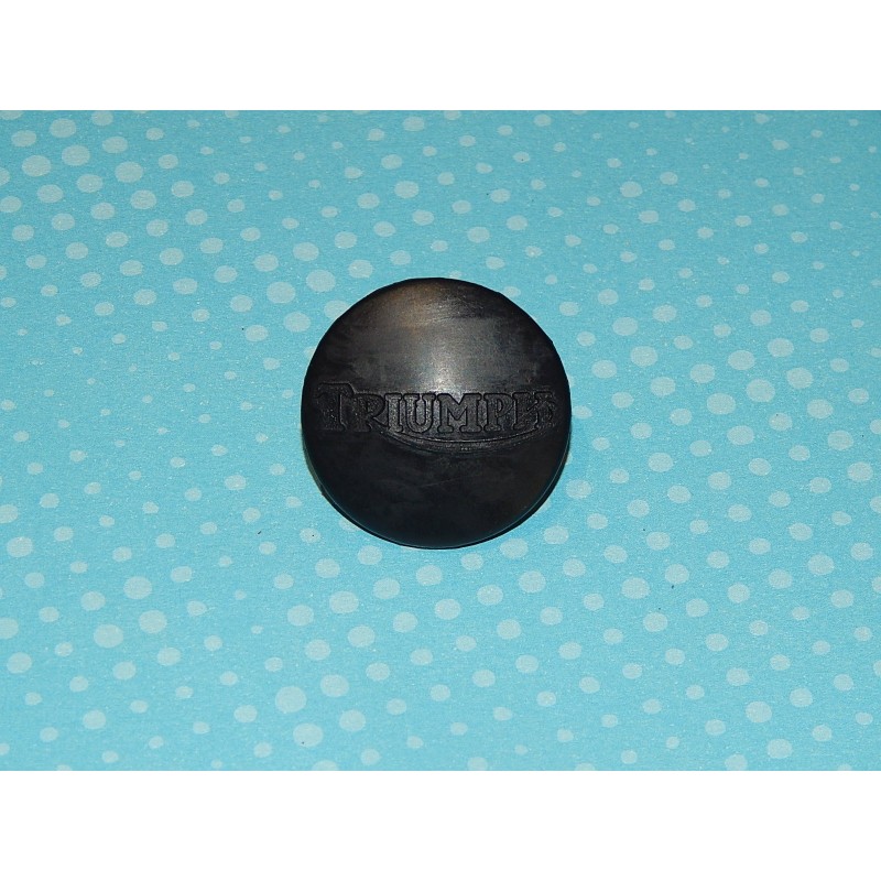 Caoutchouc Avec Logo Triumph Cache Fixation Réservoir d'Essence TR6 / T120 Huile Dans Le Cadre