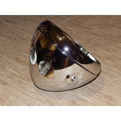 Corps de Phare Chromé Authentique Lucas 5411506 avec Cerclage