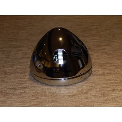 Corps de Phare Chromé Authentique Lucas 5411506 avec Cerclage