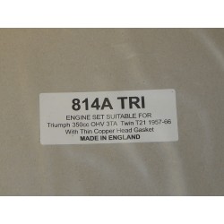 Pochette de Joints Triumph 350cc 3TA 1957-66