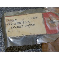 Outil Clef Neuf d'Époque Fabriqué par BSA Emballé en 1954!