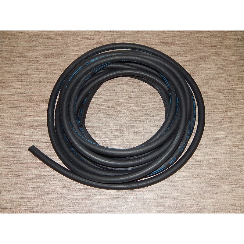 Durite d'Huile Renforcée Noire, 3/8 de Pouce, Haute Qualité