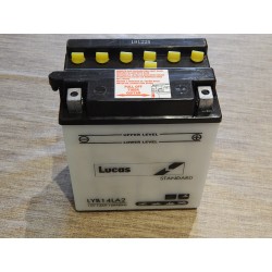 Batterie 12V Authentique Lucas, modèle YB14L-A2, Norton, Triumph, BMW et Motos Japonaises