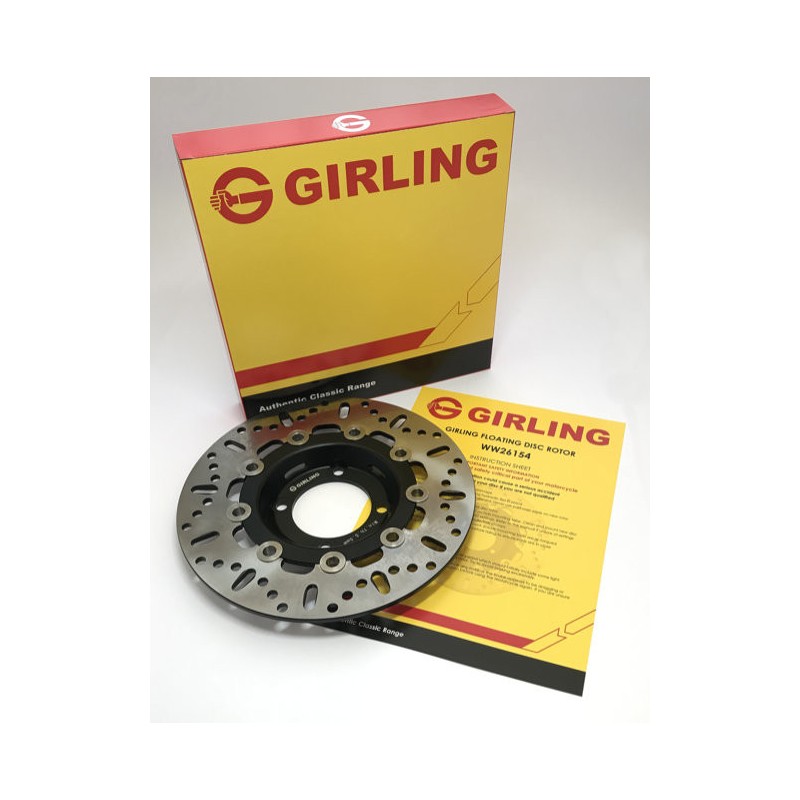 Disque de Frein Allégé et Flottant Girling Pour Triumph TR7,T140,T150,T160 1973-83