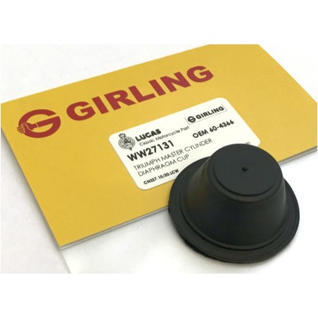 Diaphragme du Réservoir du Maitre Cylindre de Frein Triumph TR7, T140, T150, T160 et Norton Commando