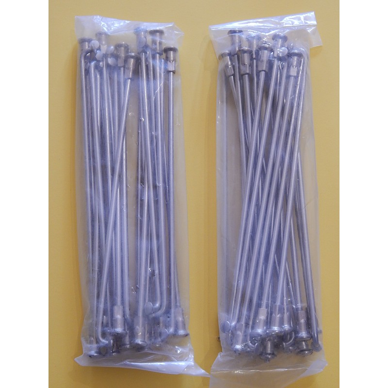 Jeu de 40 Rayons et Écrous en Inox pour Jante BSA A75 et Plusieurs Modèles de Triumph 