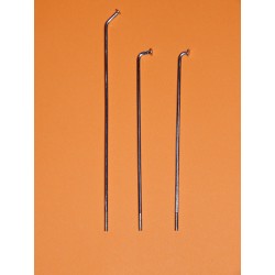 Jeu de 40 Rayons et Écrous en Inox pour Moyeu Conique 7 Pouces BSA  et Triumph