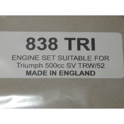 Pochette de Joints Triumph 500cc TRW 