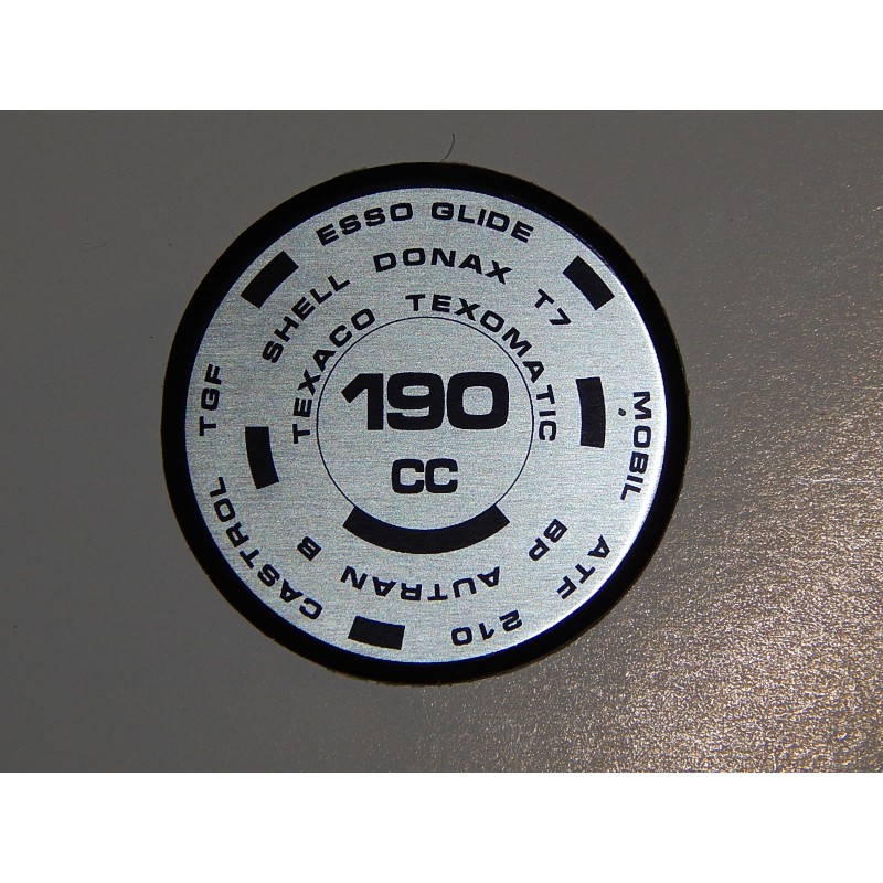 Autocollant d'Écrou de Fourche Triumph 190cc