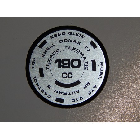 Autocollant d'Écrou de Fourche Triumph 190cc
